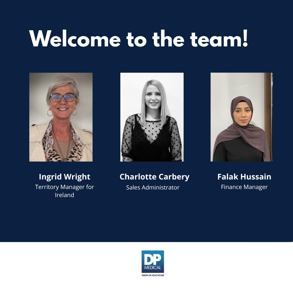 Trio of appointments at DP Medical