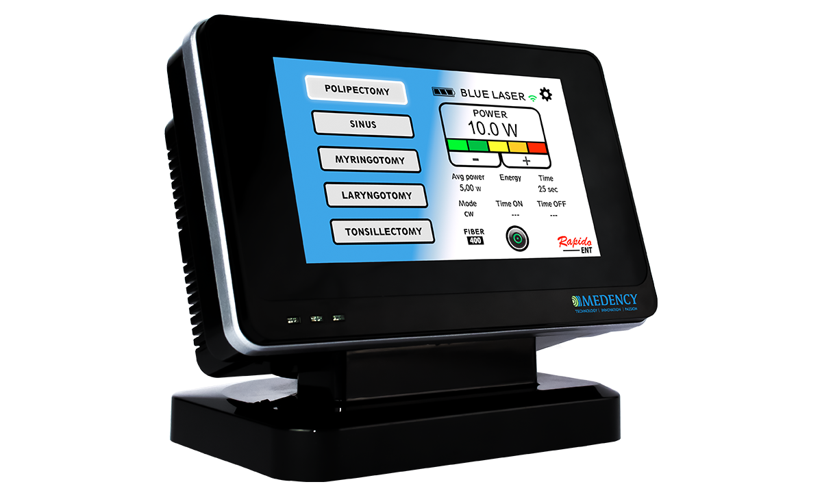 DP Medical appointed suppliers of Medency’s Rapido ENT Blue Laser
