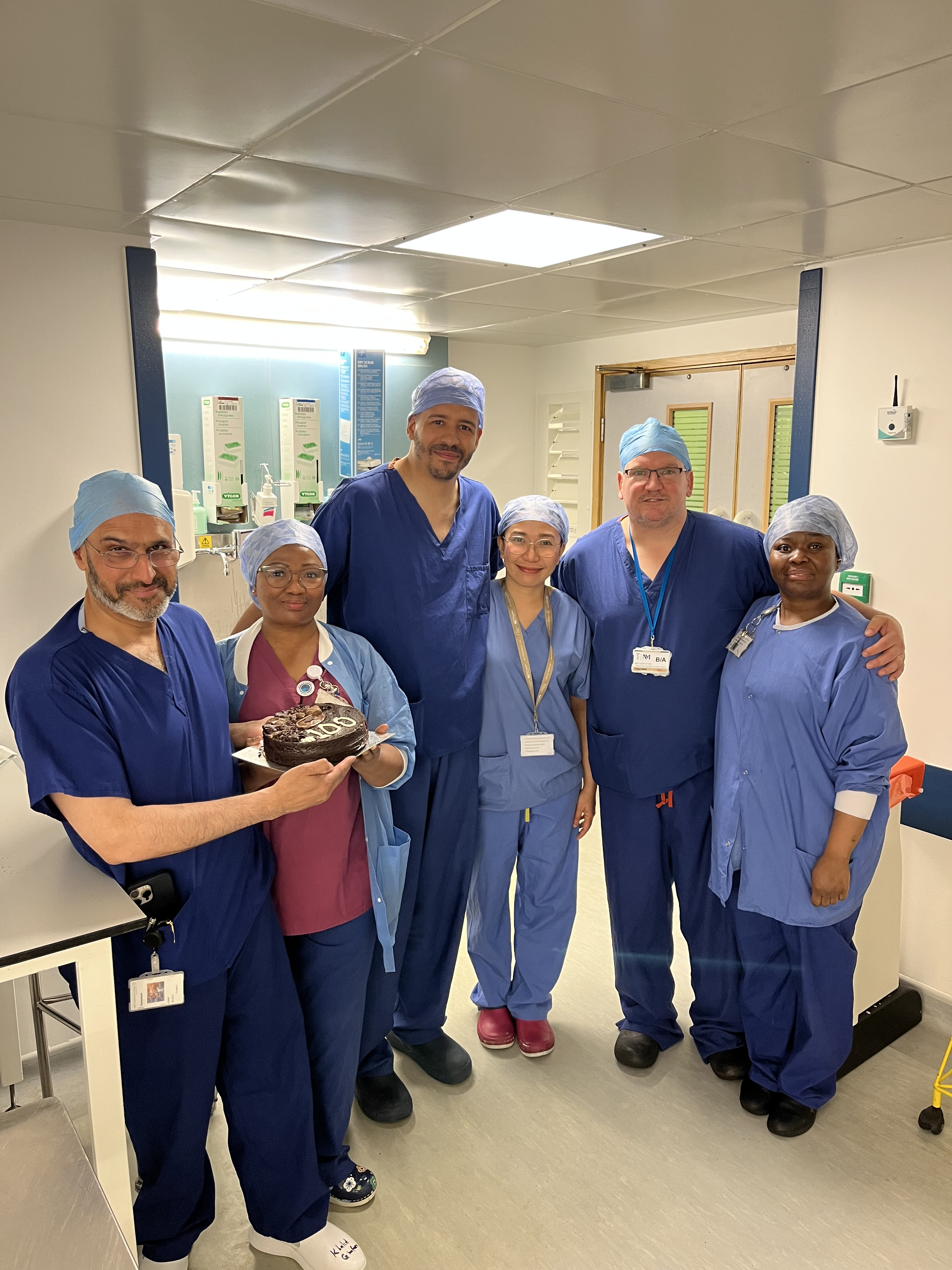 One hundredth VOIS implant case completed